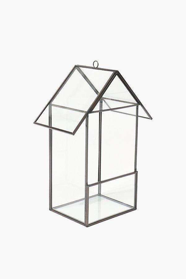 Open Glass Greenhouse, 19x25cm