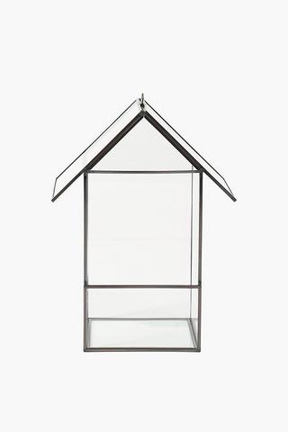 Open Glass Greenhouse, 19x25cm