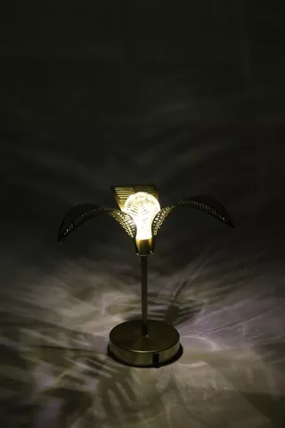 Palm Leaf Led Lamp, 30x30cm