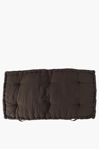 Plain Double Edge Mattress Cushion, 120x60x10cm 
