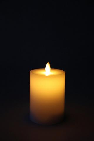 Pillar Led Candle, 7.5x10cm