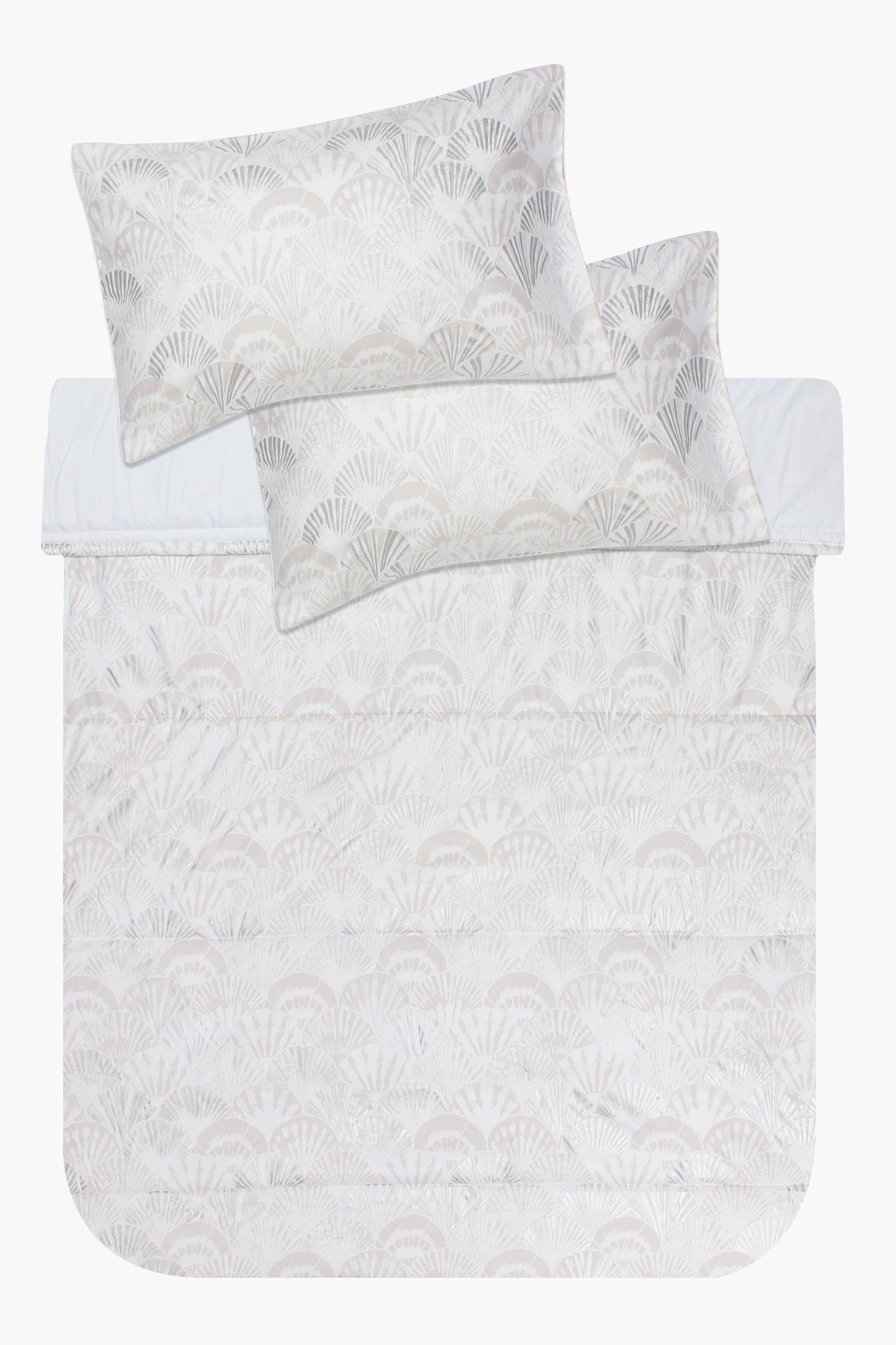 Soft Touch Twill Foil Shell Comforter Set
