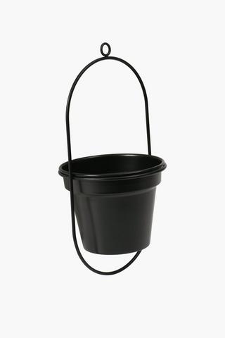 Metal Hanging Bucket Planter, 17x35cm