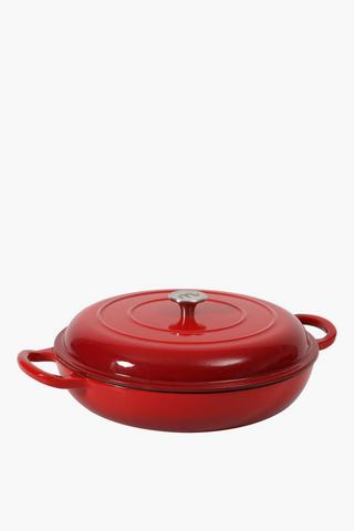 Cast Iron Flat Pot