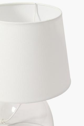 Classic Glass Lamp Set, 23x33cm