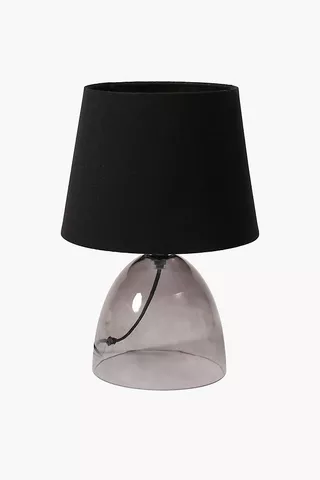 Smokey Cone Lamp Set, 23x33cm