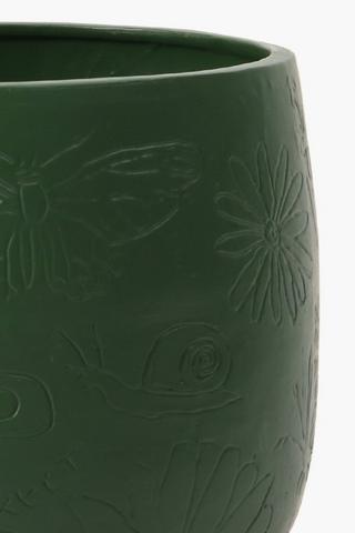Colab Joh Del Etched Planter, 20x24cm