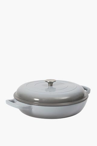 Cast Iron Flat Pot