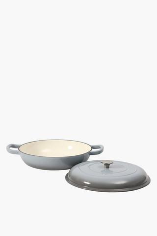 Cast Iron Flat Pot