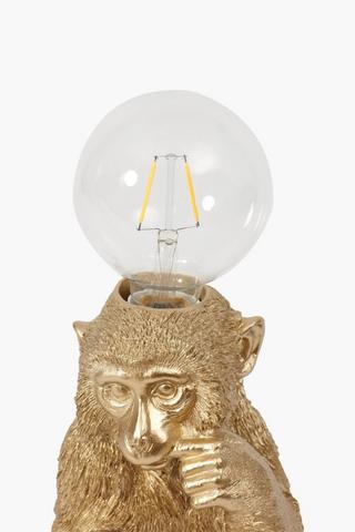 Novelty Monkey Lamp, 16x27cm