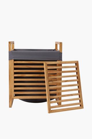 Wooden Ladder Laundry Basket