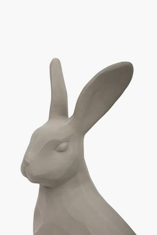 Resin Bunny Statue, 34x60cm