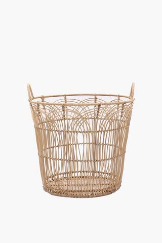 Wave Weave Rustic Laundry Basket Large