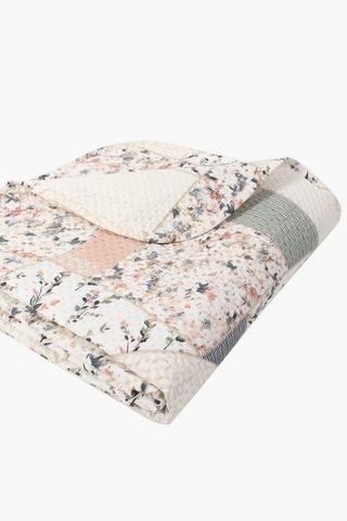Microfibre Patchwork Woven Quilt