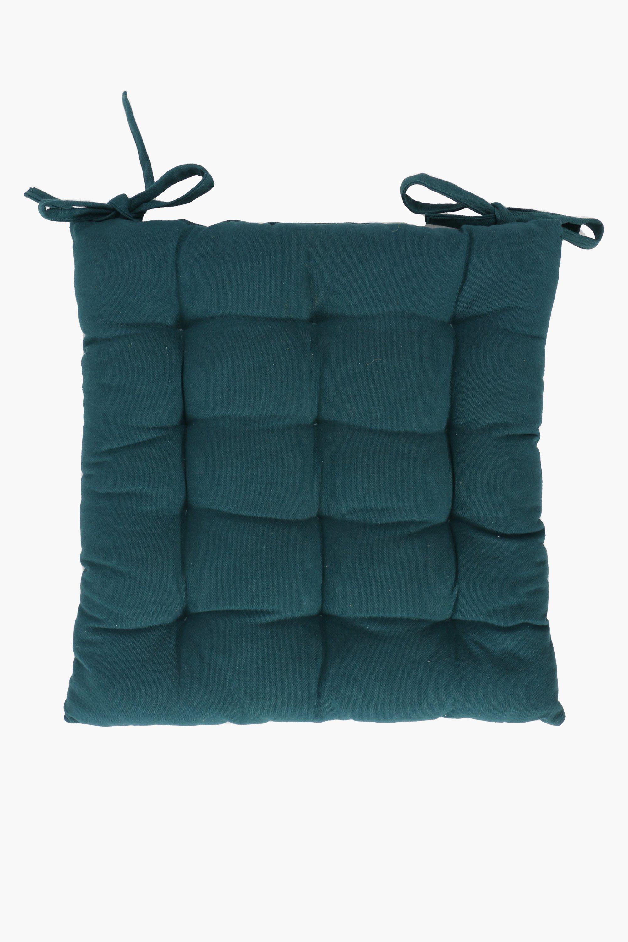 Plain Cotton Chair Pad, 40x40cm