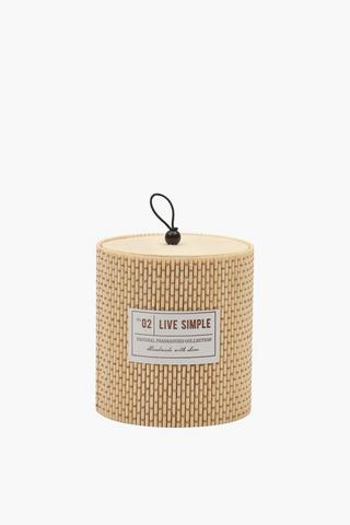 Bamboo Jasmine Candle, 8,5x10cm