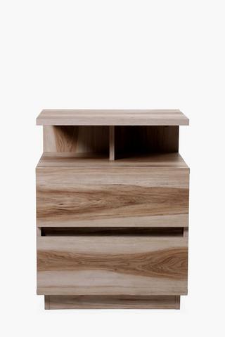 Hickory 2 Shelf Pedestal