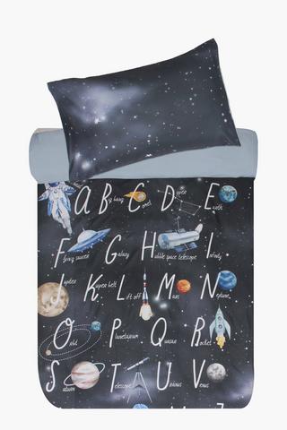 Soft Touch Andy Alphabet Duvet Cover Set