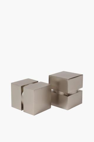 2 Pack Cota Metal Finial, 25mm