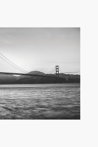 Monochrome Bridge Canvas, 40x60cm