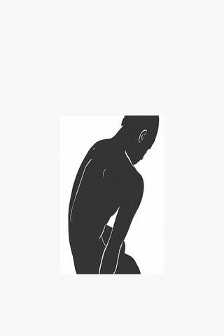Leaning Figure Canvas, 60x90cm