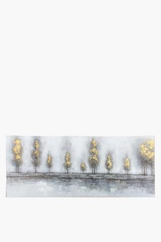 Sparkle Treeline Canvas, 70x170cm