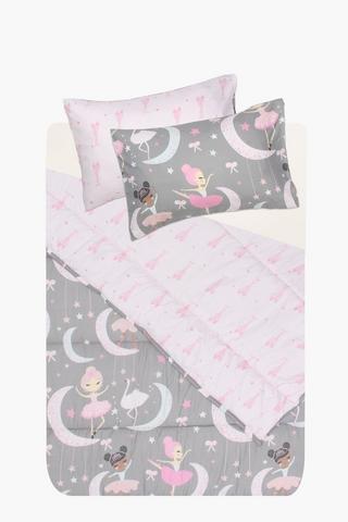 Microfibre Ballerina Comforter Set