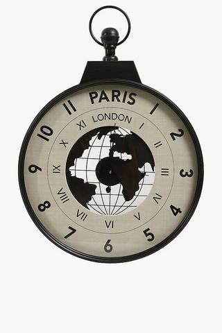 Map Station Clock, 83cm