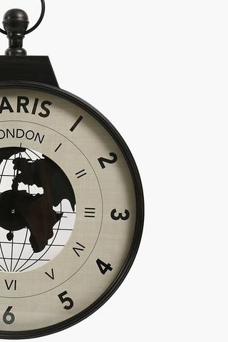 Map Station Clock, 83cm