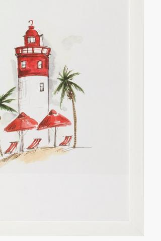 3 Piece Framed Sea Side, 30x40cm