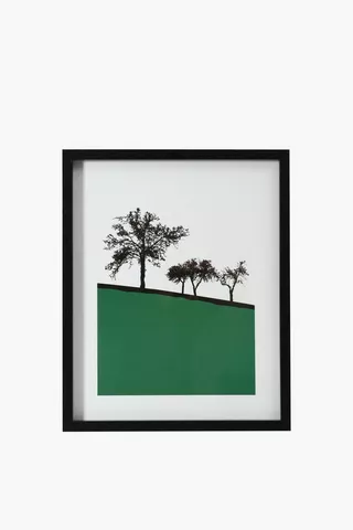 Framed Tree Line, 40x50cm