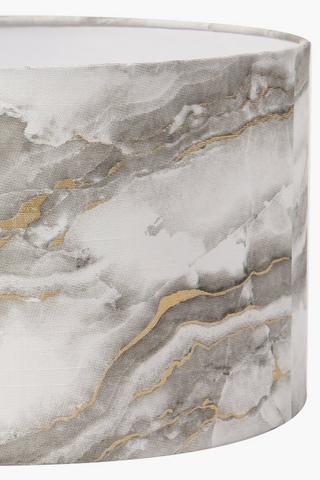Marble Drum Lamp Shade, 20x30cm