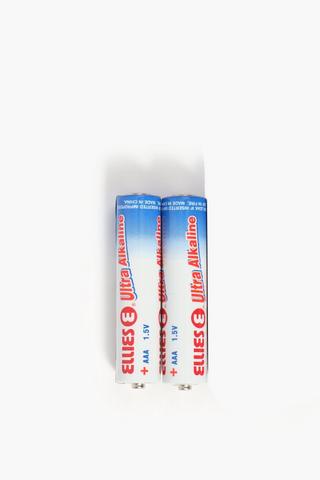 2 Pack Ellies Aaa Ultra Alkaline Batteries