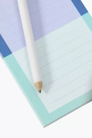 Fizz Notepad With Pencil