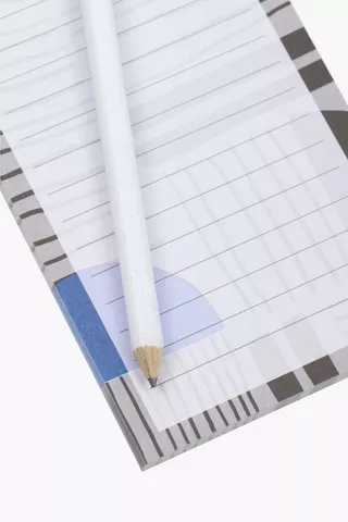 Buchanan Notepad With Pencil