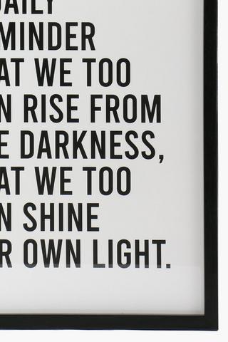 Frame Motivational Script, 40x60cm