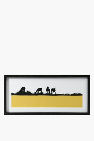 Colourblock Landscape, 34x73cm