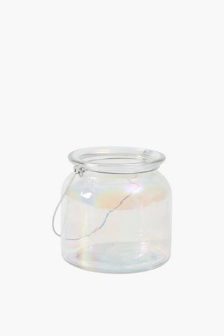 Glass Lantern, 10x10cm