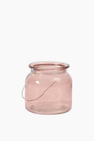 Glass Lantern, 10x10cm