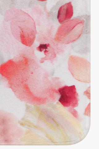 2 Piece Abstract Foam Bath Mat Set