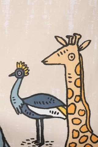 Eyelet Animal Curtain 140x225cm