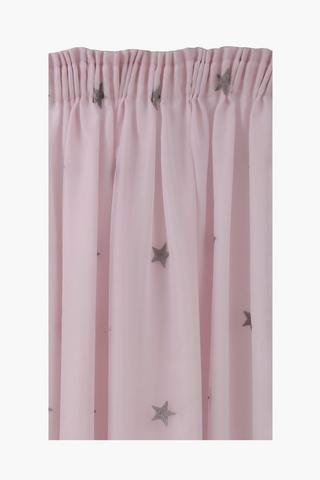 Star Sheer Taped Curtain 225x140cm
