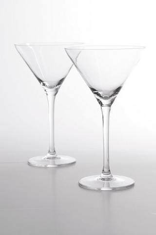 4 Royal Leedam Martini Glasses