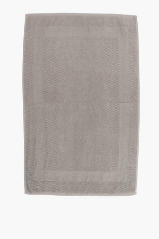Terry Towelling Cotton Bath Mat, 60x90cm