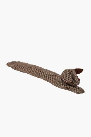 Houndstooth Dog Breeze Blocker