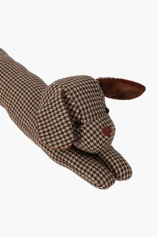 Houndstooth Dog Breeze Blocker