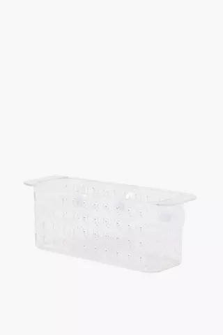 Clear Shower Caddy With Suction Pads