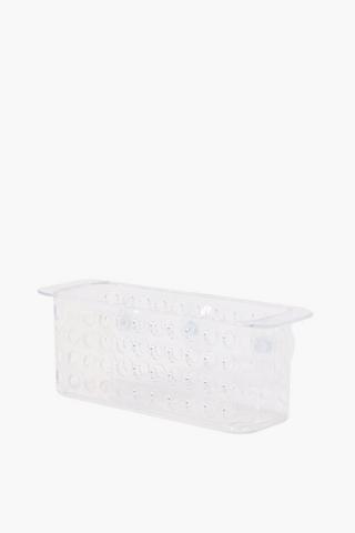 Clear Shower Caddy With Suction Pads