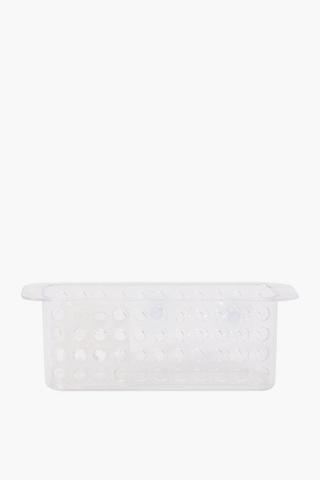 Clear Shower Caddy With Suction Pads