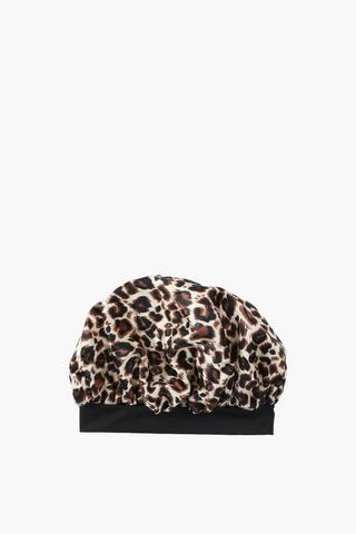 Sattin Bonnet Leopard Print